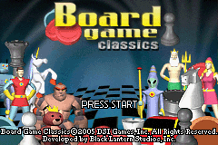Board Game Classics Title Screen